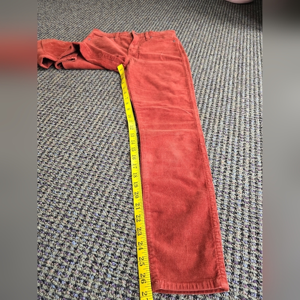 Madewell Women Rust Corduroy Pants - Picture 8 of 11